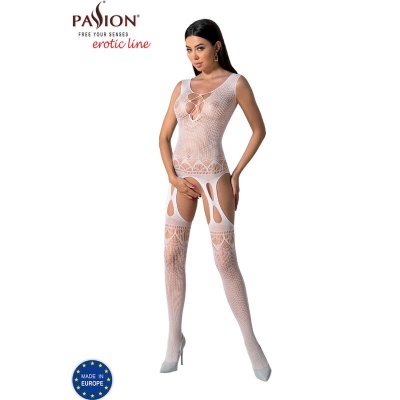 Passion BS099 Bodystocking White One Size - image 3