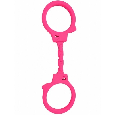 DIVERTY SEX Diablo Picante - Silicone Handcuffs Pink - image 1
