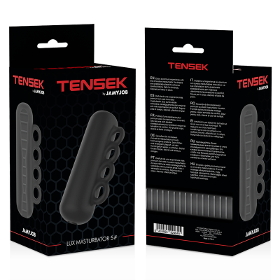 Jamyjob Extreme Tensek 5 Masturbator, Black - image 5