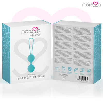 Moressa Osian Two Turquoise Kegel Balls - image 7