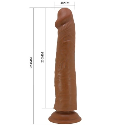 Pretty Love Sharife Realistic Dildo 25cm Brown - image 5