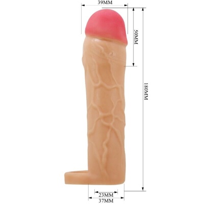 Pretty Love Chane Penis Extender Cover Flesh - image 4