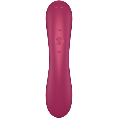 Satisfyer Curvy Trinity 1 Air Pulse Vibrator Red - image 6