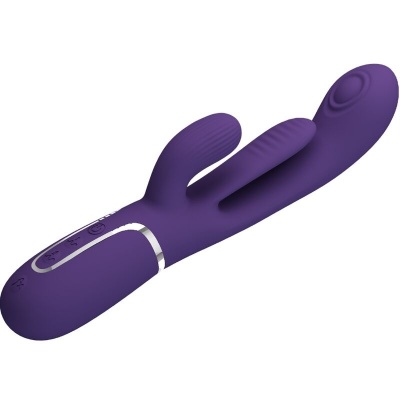 Pretty Love Shania Triple Rabbit Vibrator Purple - image 4
