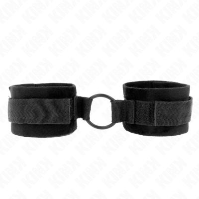 Kink Beginner Fur Cuffs Black O-Ring 15-25CM - image 2