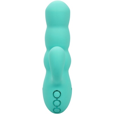 CalExotics Del Mar Diva Rabbit Vibrator Aqua Green - image 3