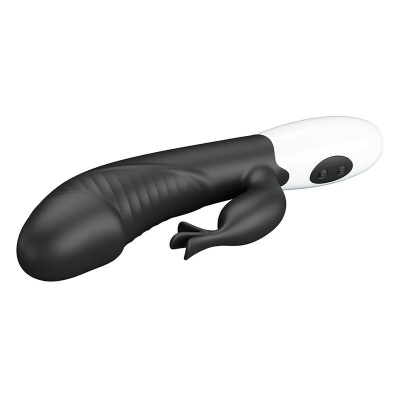 Pretty Love Rasmussen Rabbit Vibrator - Black - image 4
