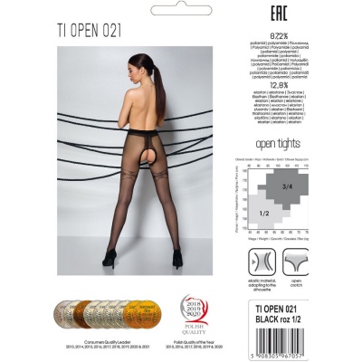 Tiopen 021 Black Tights 3/4 20 DEN - image 5