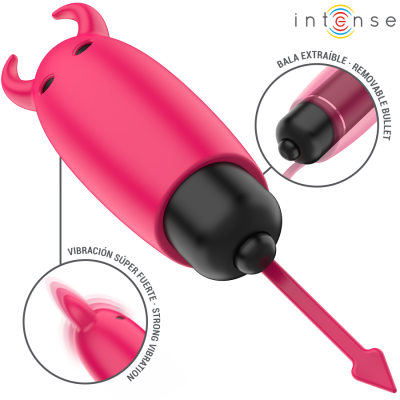 Intense Scarlet Vibrating Bullet Red Demon 9.3 X 2.4 CM - image 4