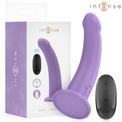 Intense Eddie Vibrator 17.5cm - Purple Remote