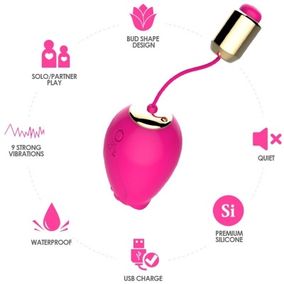 Armony Mandala Egg Vibrator Fuchsia - image 3