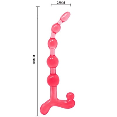 Baile - Bendy Twist Red Anal Balls - image 5