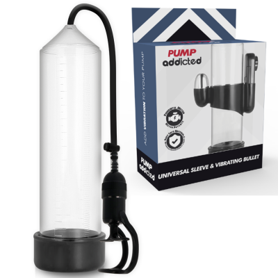 Pump Addicted RX5 Transparent Vibrator Pump Addicted RX5 Transparent Vibrator