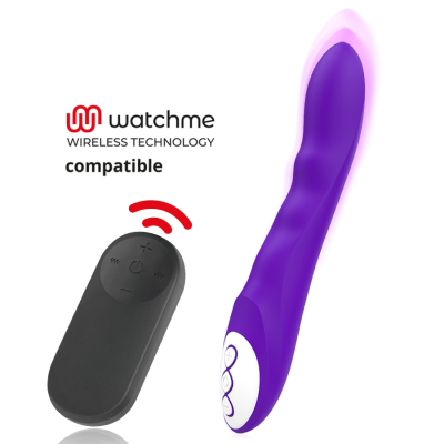 Galatea Dante Purple Vibrator with WatchMe Remote - image 1