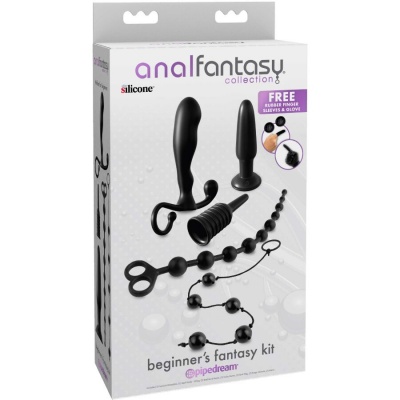 Pipedreams Anal Fantasy Beginner Kit Black
