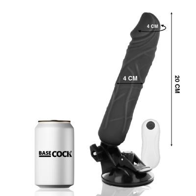 Basecock Realistic Vibrator Black 20 cm - image 2