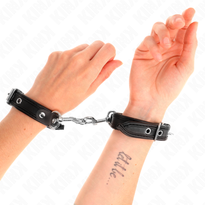 Kink Mini Black Wristbands with Studs - image 1