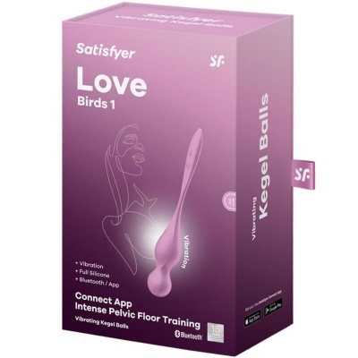 Satisfyer Love Birds Vibrating Kegel Balls Pink - image 6