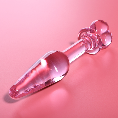 Nebula Series Model 7 Anal Plug Glass Pink 13.5cm