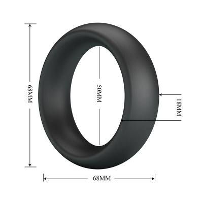 CRAZY BULL - Elio Silicone Cock Ring Black - image 6