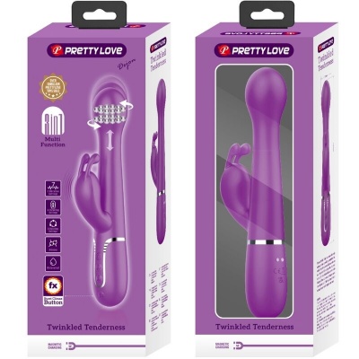 Pretty Love Dejon Rabbit Vibrator 3 in 1 - image 8
