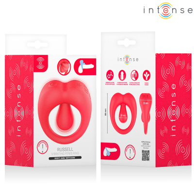 Russell Vibrating Penis Ring With Clitoris Stimulation Red - image 10