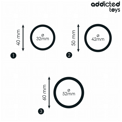 Addicted Toys Silicone Rings Model 2 Set - image 5