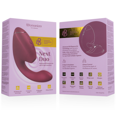 Womanizer Duo Next Dual Stimulator Dusky Pink - image 7
