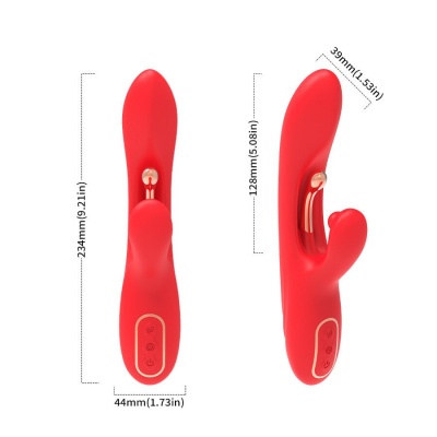 Armony G-Spot Clitoris Stimulator Oscillating Tongue Red - image 6