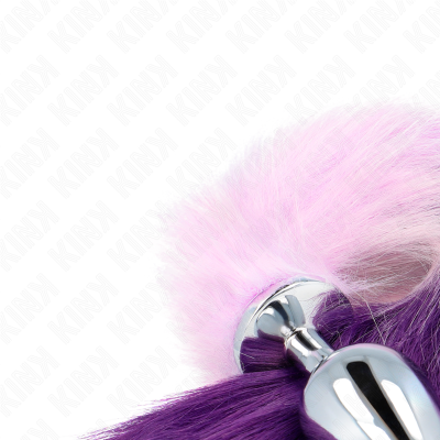 Kink Anal Plug L 10x4cm Synthetic Tail 40cm Purple - image 4