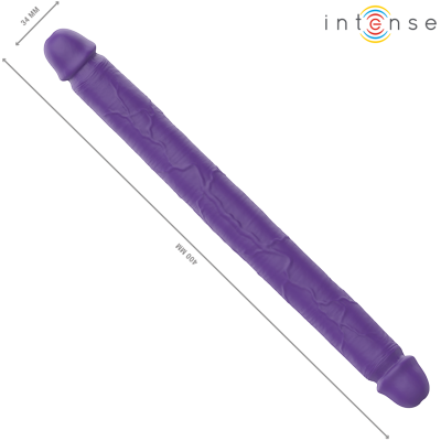 Intense Gunter Double Dildo Vibrator 40cm Purple - image 6
