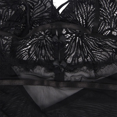 Subblime Babydoll Lace Straps Black L/XL - image 10