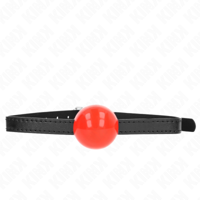 Kink Red Single Solid Ball 4cm Gag - image 1