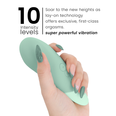 Womanizer Vibe Lay-On Silent Vibrator Sage - image 5