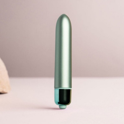 Rocks-Off Ro-90 Aqua Lily Vibrating Bullet Water Green - image 3