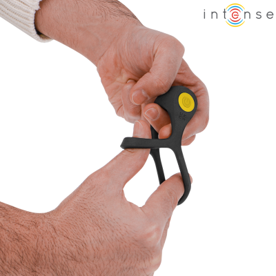 Intense Alex Double Vibrating Penis Ring, Black - image 5