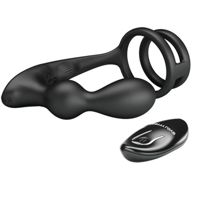Pretty Love Marshall Penis Ring with Anal Plug - image 4
