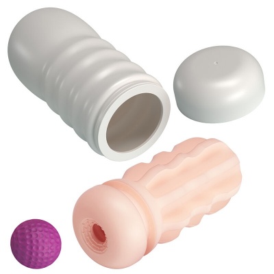 Pretty Love Flora Vagina Masturbator with Suction Cup - image 4