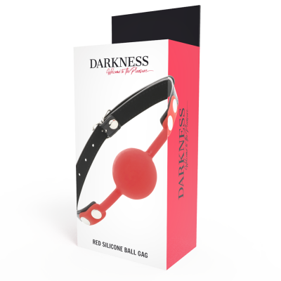 Darkness Red Silicone Ball Gag - image 4