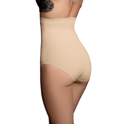 Bye Bra Girdle Seamless Estilo Panties Beige Size XXL