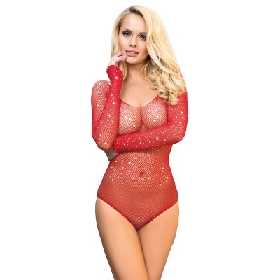 Subblime Shiny Grill Body Off-Shoulder Red