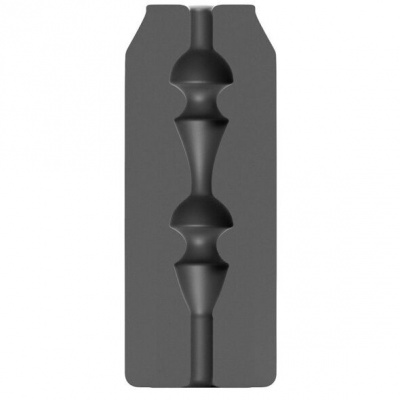 All Black Energy Masturbator, 17cm - image 1