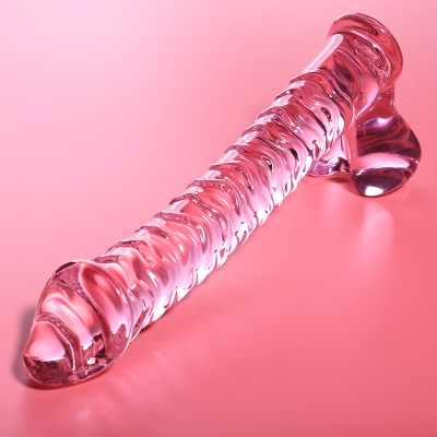 Nebula Series Model 23 Pink Glass Dildo 21.5cm