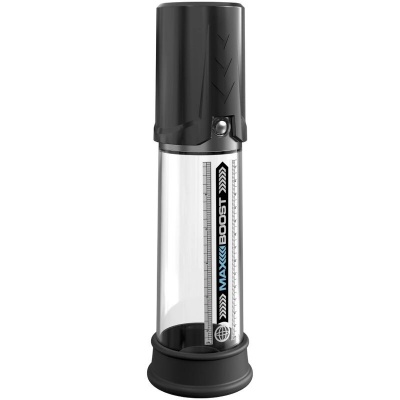 Pump Worx Max Boost Black Penis Pump, Manual Piston - image 2