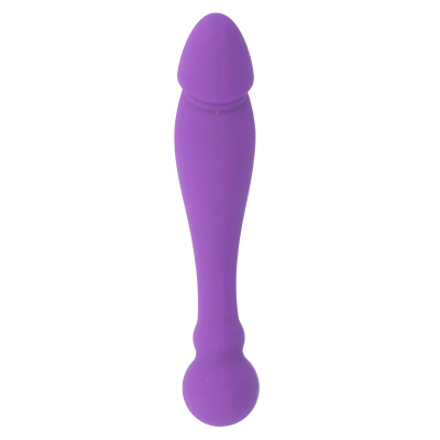 Intense Silicone Dual Stimulator, Lilac, 18cm - image 3