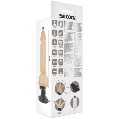 Basecock Articulated Realistic Vibrator Flesh 20 cm - image 5