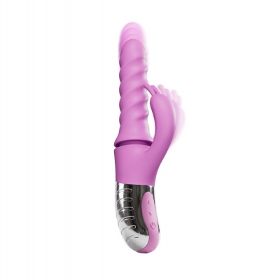Foto van Good Vibes Only - 360° Rotating Thrusting Vibrator - Roze