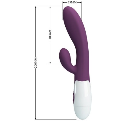 Pretty Love Alvis Rabbit Vibrator Purple - image 7