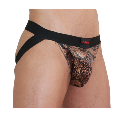 Burn 002 Jockstrap Snake Black L