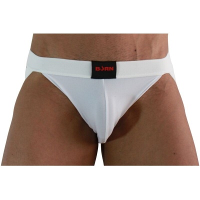 BURN 007 Lycra Jockstrap White XL - image 2